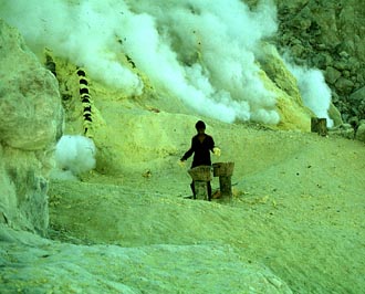 Ijen crater